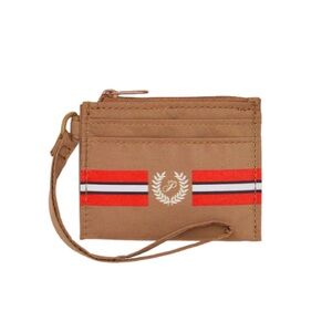 NWT Victoria's Secret PINK Card Case Keychain Wallet With Zip Closure